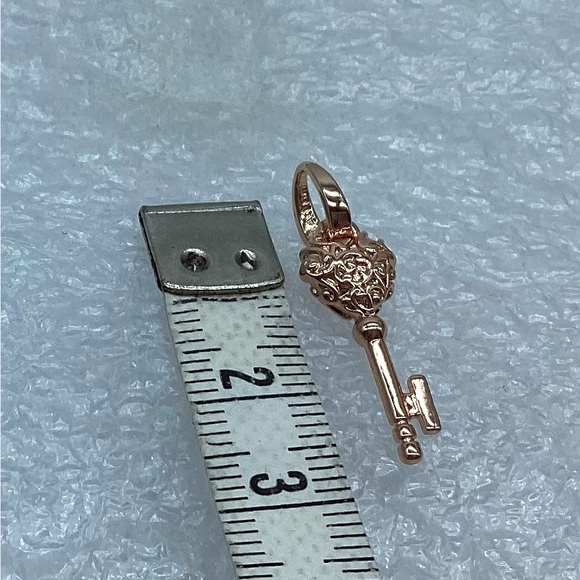 Pandora Rose ™,” Rose Regal Key Pendant ”  ALE-R  Dangle Charm #387725 B55-9 - Picture 4 of 4